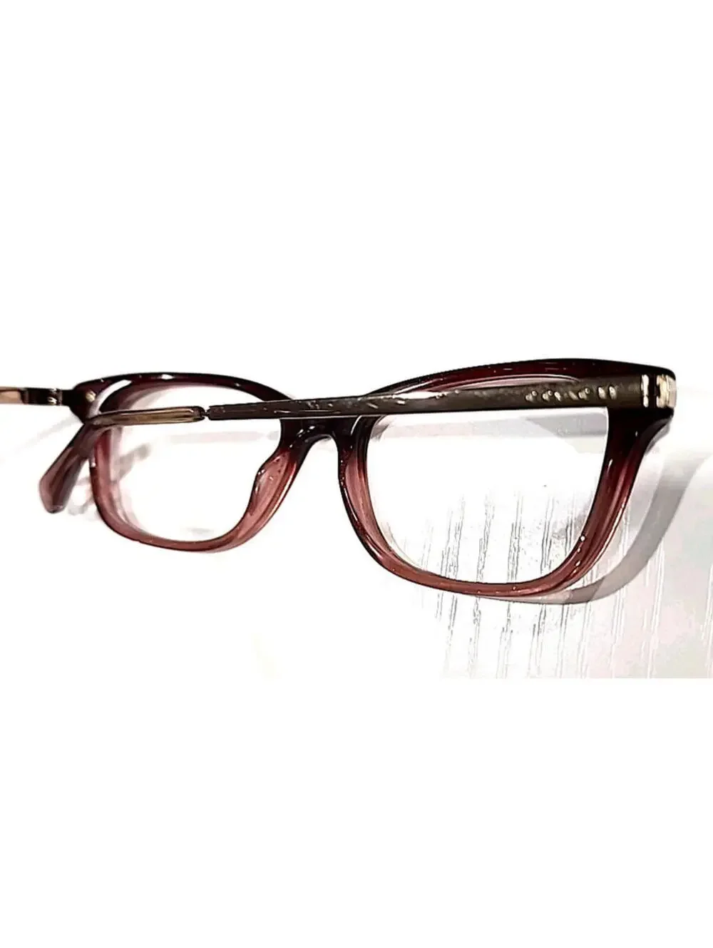 Coach HC6142 5551 Crystal Red Glitter Fade Oval Eyeglasses 51-17 140